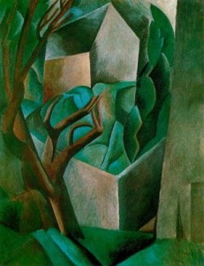 Casita en un jardín 1908.Picasso.M.del Hermitage.San Petersburgo Rusia.