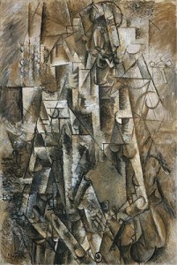 El poeta. 1911. Picasso. Colección Peggy Guggenheim. Venecia. Italia.