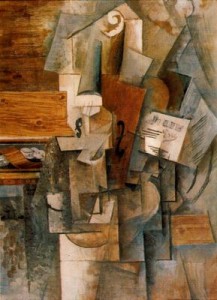 El violín. 1911. Picasso