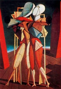 Héctor y Andrómaca. 1917. Colección Mattioli. Milán. Italia.