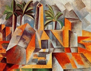 La fábrica,Horta de Ebro.1909.Hermitage.Picasso