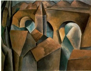 Paisaje con puente.1909 PicassoThe National Praga. República checa