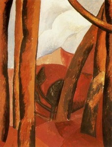 Paisaje.1908.Picasso.Colección particular