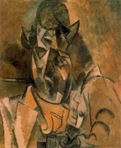 Retrato de Georges Braque, 1909-10. Picasso. Colección Heinz Berggruen. Ginebra. Suiza.