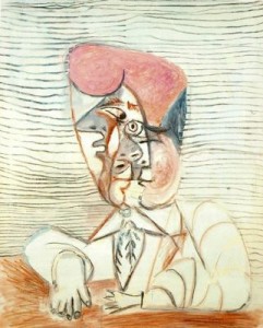 busto de hombre.72. picasso.Galerie louise leiris. herederos jacqueline picasso. paris.