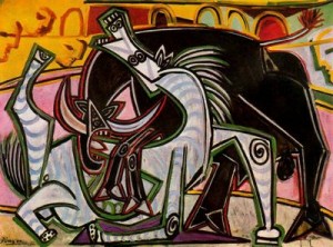 corrida de toros. 34. picasso. colección particular.