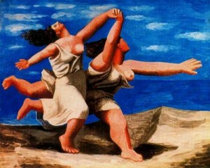 dos mujeres corriendo por la playa (la carrera).22.Picasso. museo picasso,parís.
