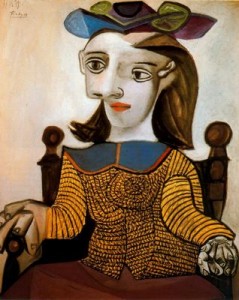 el jersey amarillo (dora maar). 39. picasso. colección heinz berggruen. ginebra. suiza.