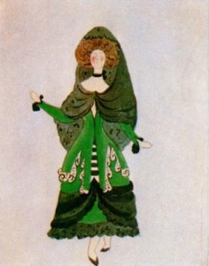 el sombrero de tres picos. una mujer. 19. picasso. museo picasso , parís.