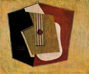 guitarra. 16. picasso. colección privada. parís.