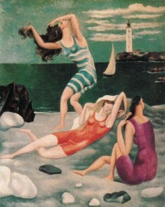 las bañistas. 18. picasso. museo picasso. parís.