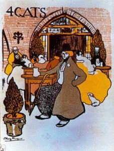 menÃº de els quatre gats 1899 picasso