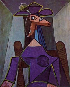 retrato de mujer.42. picasso. galería beyeler. basilea. colección particular.