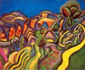 1917. Ciurana,The Path. Tappenbeck Collection. París. Francia.