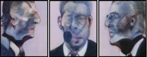 Three studies for a portrait. 1977.