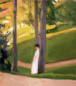 Paisaje de San Sebastián. 106 x 94 cm. Museo Sorolla. Madrid. España.