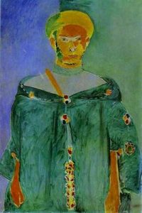 Moroccan in green. 1911-1913. Museo del Hermitage. San Petersburgo. Rusia.