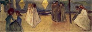 Frieze of life. Summer night. 1907. Nationalgalerie. Berlín. Alemania.
