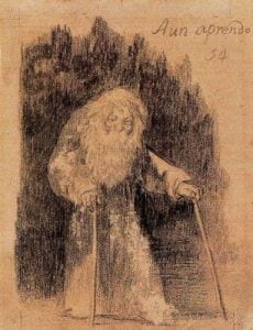 Aún aprendo. 1824-28. Prado.