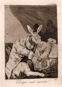 De qué mal morirá. 1799. Prado.. 1799. Prado