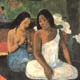 Gauguin en Tahití. Pasatiempo. 1892. París.