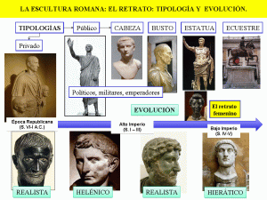 LA ESCULTURA ROMANA evolución