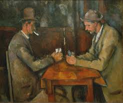 Los jugadores de cartas de cézanne.