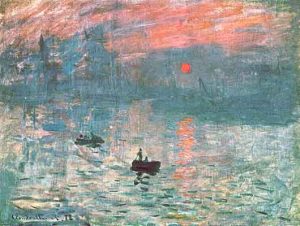 Monet. Impresión atardecer. 1872. París.