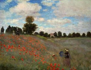 Monet. Las amapolas. 1873. París.