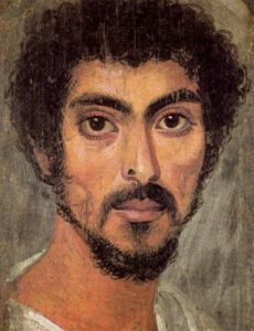 Retrato masculino. Procedente de El Fayum. The Metropollitan Museum of Art. New York. USA.