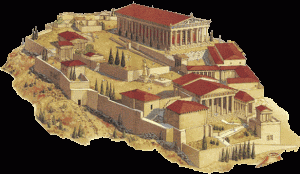 acropolis de Atenas.