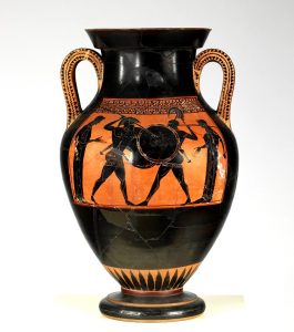 cerámica griega. Figuras negras.