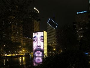 Chicago_crown_fountain_nuit