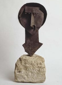 Cabeza llamada El conejo 1930 33 x 17,5 x 11,5 cm aa
