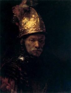El hombre del yelmo dorado