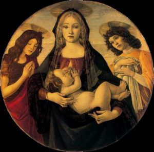 La Virgen y el niño con San Juan y un ángel