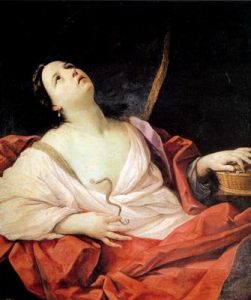 Cleopatra muribunda. Museo del Prado.