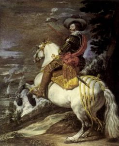 Conde-Duque Olivares a caballo.1638.
