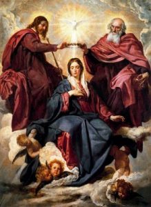 La coronación de la Virgen. 1644-45.