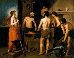 La fragua de Vulcano. 1630.