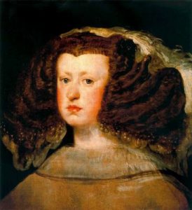 La reina Mariana de Austria. 1650-60.