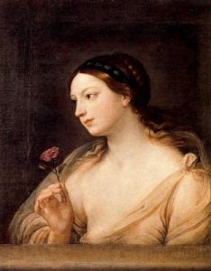 Muchacha con una rosa. Museo del Prado.