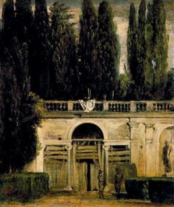 Vista del Jardín de la Villa Médicis. 1649-50.