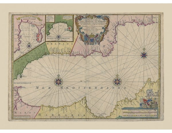 Nautical charter of the coasts of Granada, Andalucia and Murcia