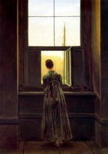 1822. Mujer ante la ventana.