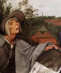 parabola de los ciegos Brueghel_detalle