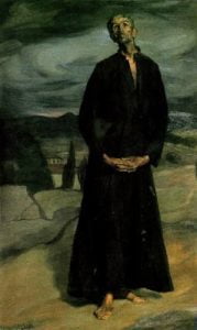 1907. El anacoreta. Museo de Orsay. París. Francia. 188 x 115 cm.