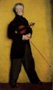 1910. El violinista Larrapide. 184 x 111cm.