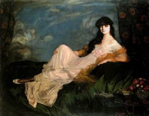 1913. Retrato de la Condesa Mathieu de Noailles. Museo de Bellas Artes de Bilbao.