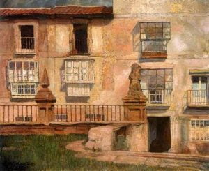 1917. Casas de Segovia.